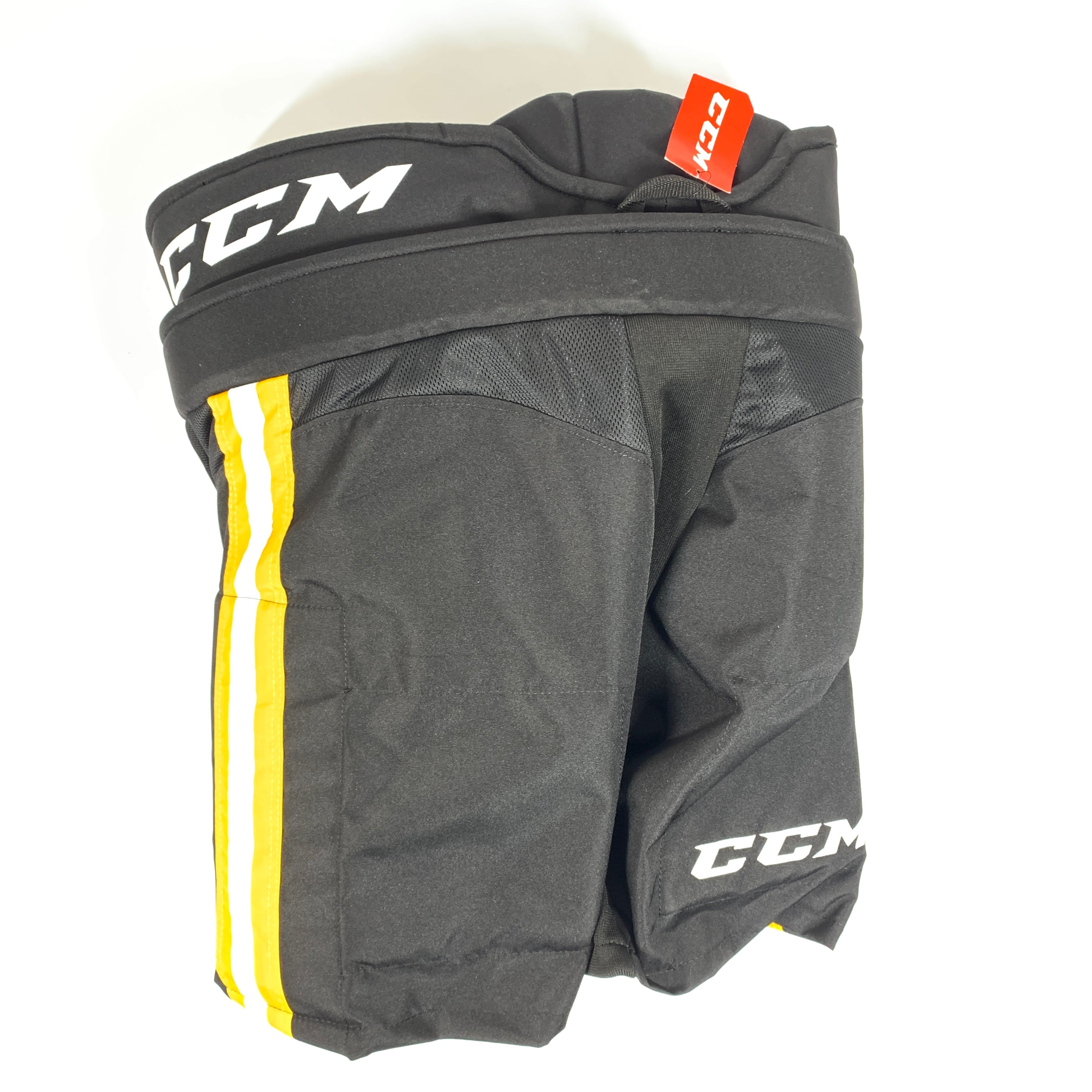 CCM HP31 - Pantalon de hockey Pro Stock (noir/blanc/jaune)